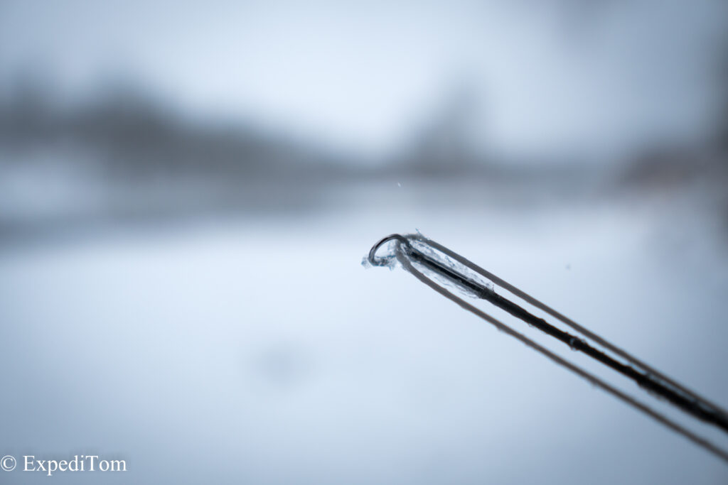 The only thing that offered resistance while fishing for grayling