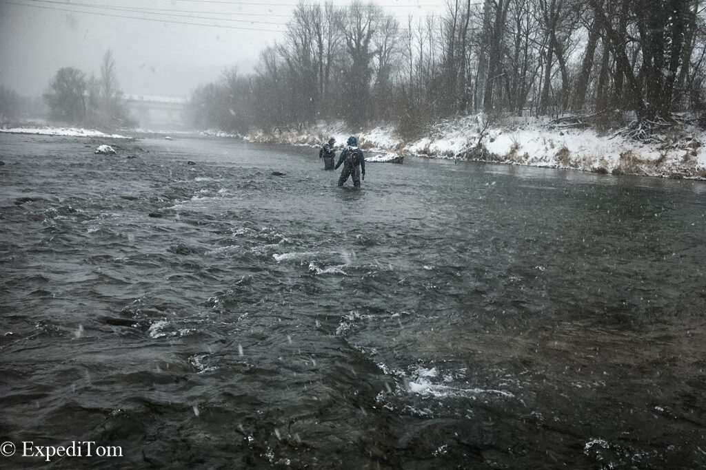The weather began to get worse with rain snow and gusts that chilled even hard-wired outdoor enthusiast.