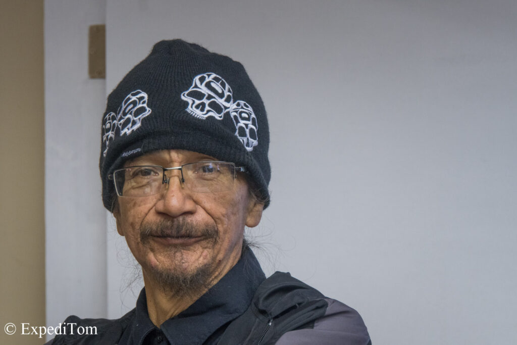 Perry the Cook of the Ditidaht and Pacheedaht First Nations in Nitinaht village