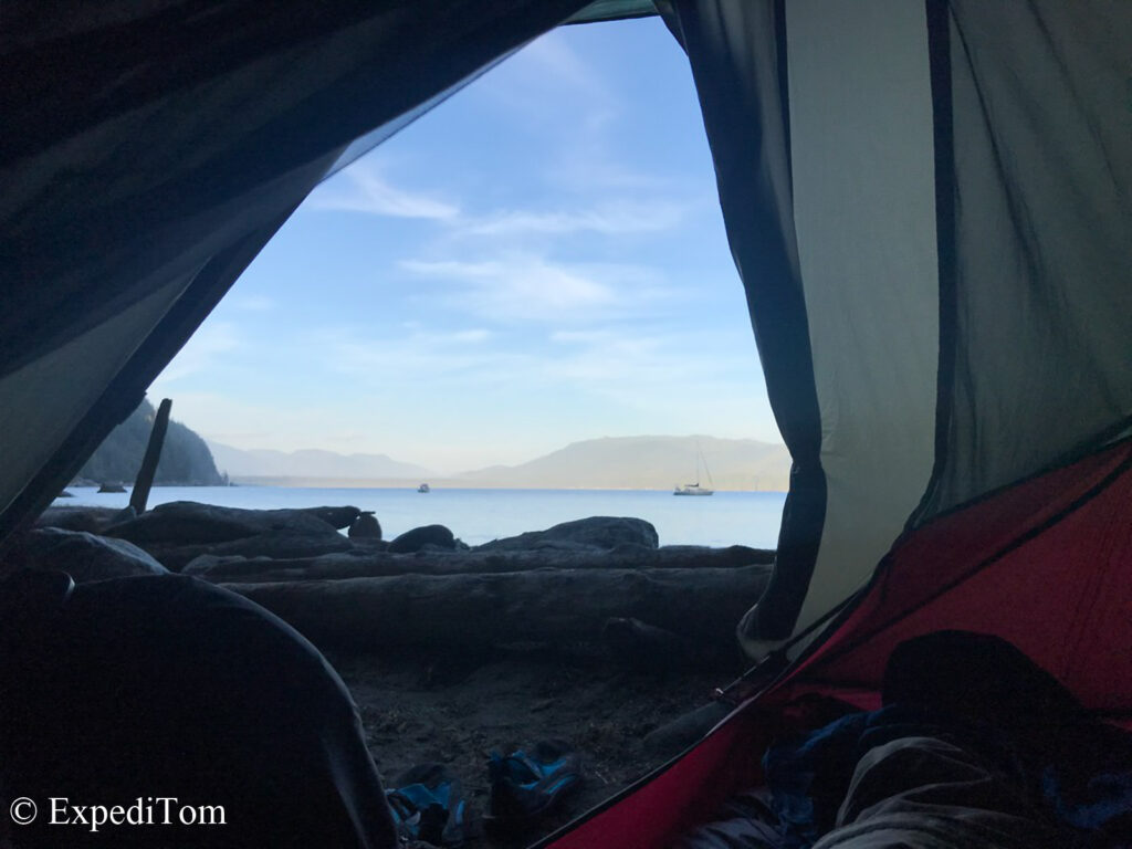 Morning views at Trasher's Cove on the WCT Morning views at Trasher's Cove on the WCT