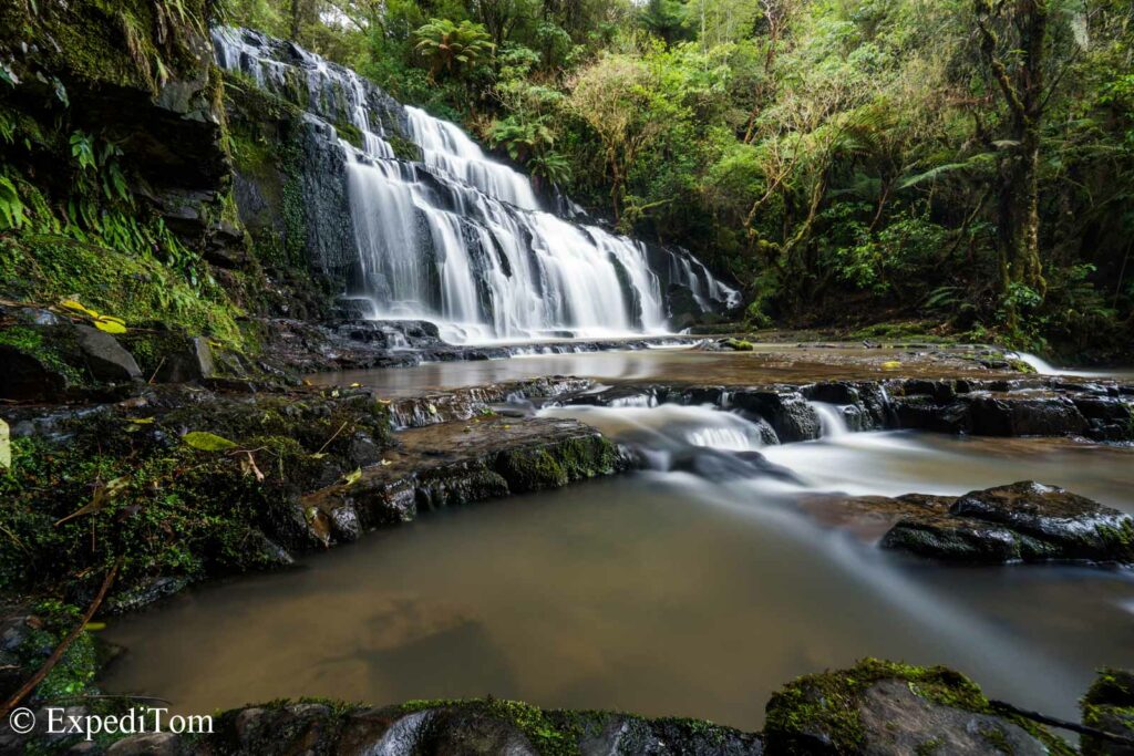 Pukahinui Falls in the Catlins