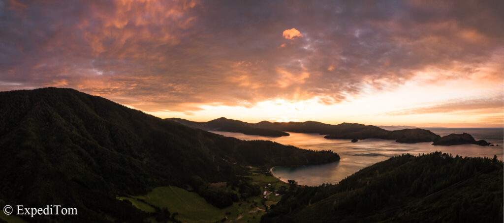 Sounds around Picton in a magnificent Sunrise display