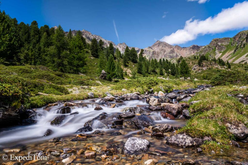 Gin-clear creeks in the Swiss Alps. Join now!