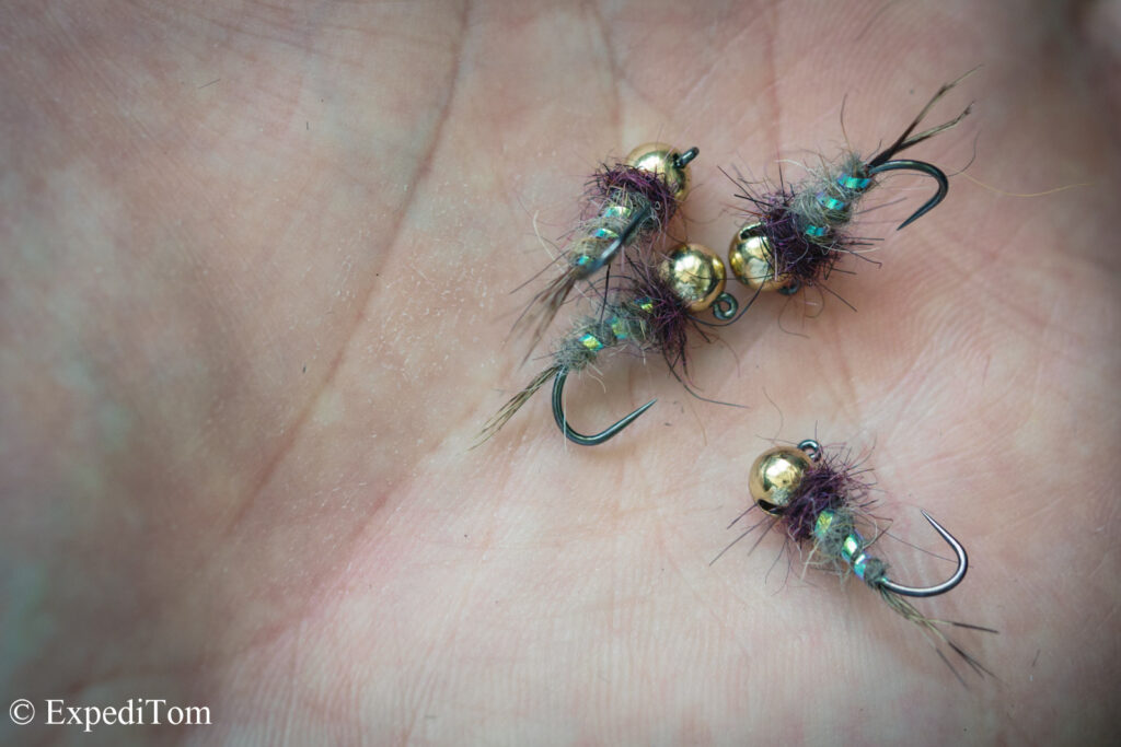 Fake Hare's Ear jig variant nymphs