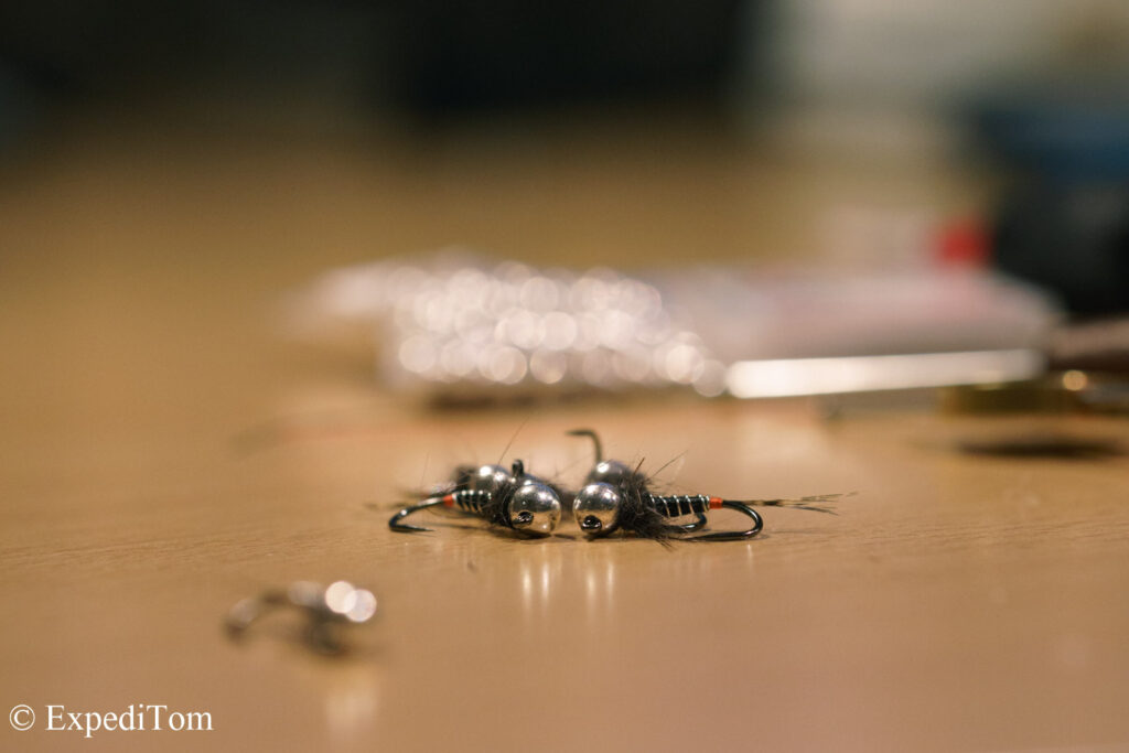 Fly Tying a Black Widow jig nymph