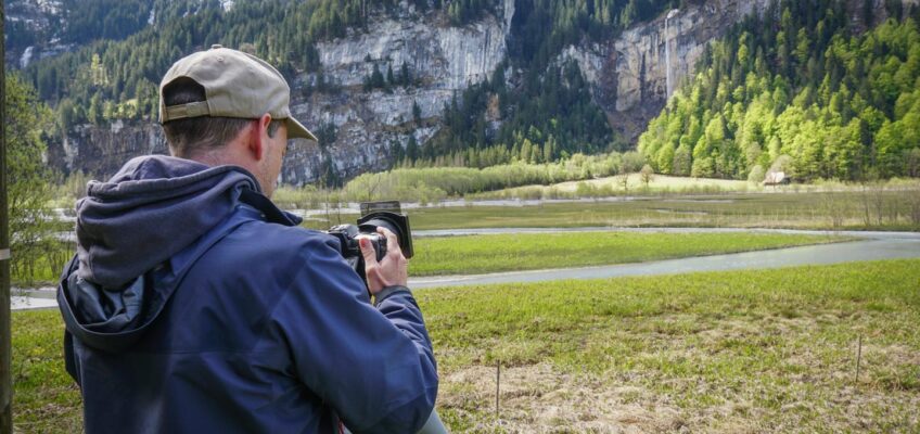 Martin Mägli composing the timelapse
